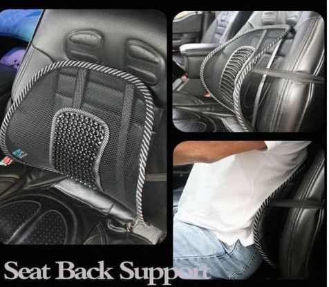 Cojín Ergonómico para Respaldo de Asiento de Coche
