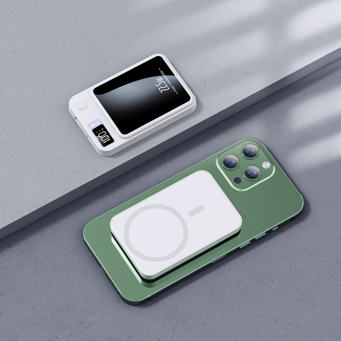 Power Bank Magnético Inalámbrico de Carga Rápida