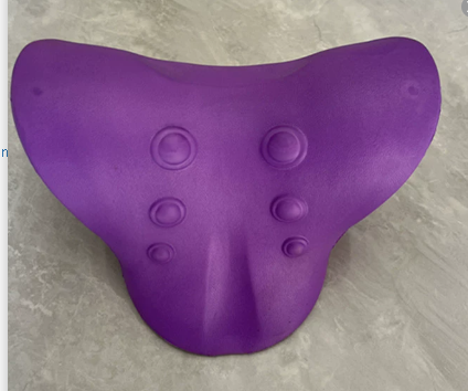 Estirador y Almohada de Masaje para la Columna Cervical