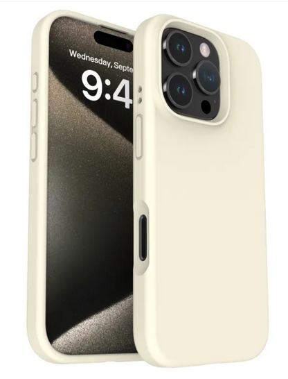 Funda para Teléfono de Silicona Líquida Anticaídas de Color Sólido
