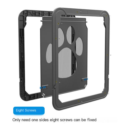 Puerta Creativa para Mascotas con Diseño Resistente a Rasguños