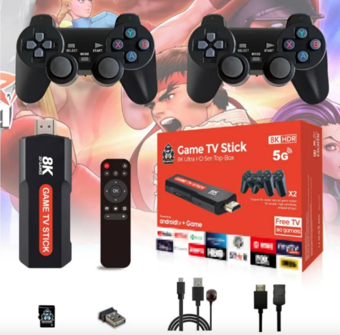Consola de Juegos Retro HDMI Inalámbrica