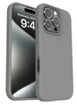Funda para Teléfono de Silicona Líquida Anticaídas de Color Sólido