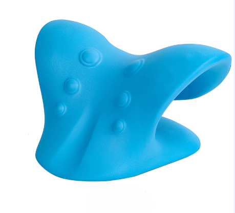 Estirador y Almohada de Masaje para la Columna Cervical
