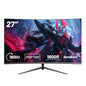 Monitor Curvo para Juegos LXZ de 27 Pulgadas, Monitor PC 180hz Full HD 1080P sin Marcos, Pantalla de Juegos 1800R con FreeSync y Tecnología de Cuidado Ocular, Puerto DP HDMI - Negro
