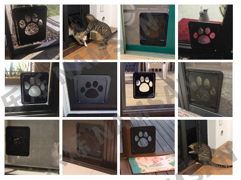 Puerta Creativa para Mascotas con Diseño Resistente a Rasguños