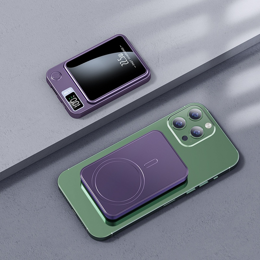 Power Bank Magnético Inalámbrico de Carga Rápida
