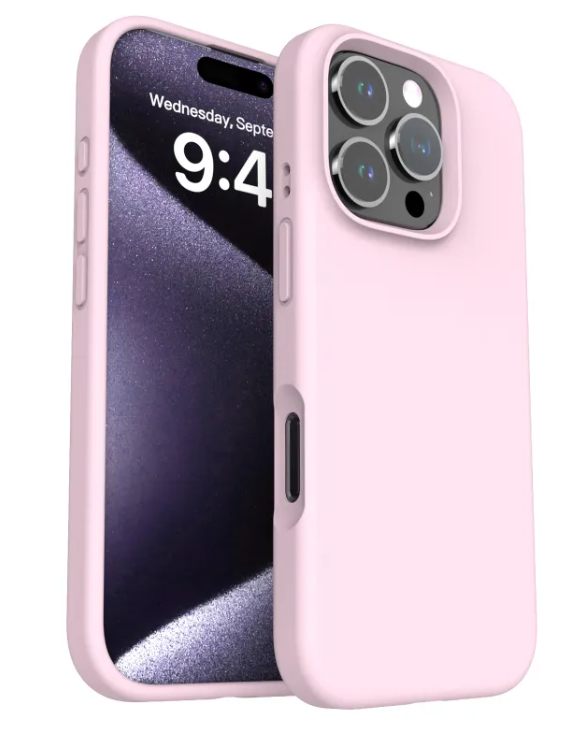 Funda para Teléfono de Silicona Líquida Anticaídas de Color Sólido